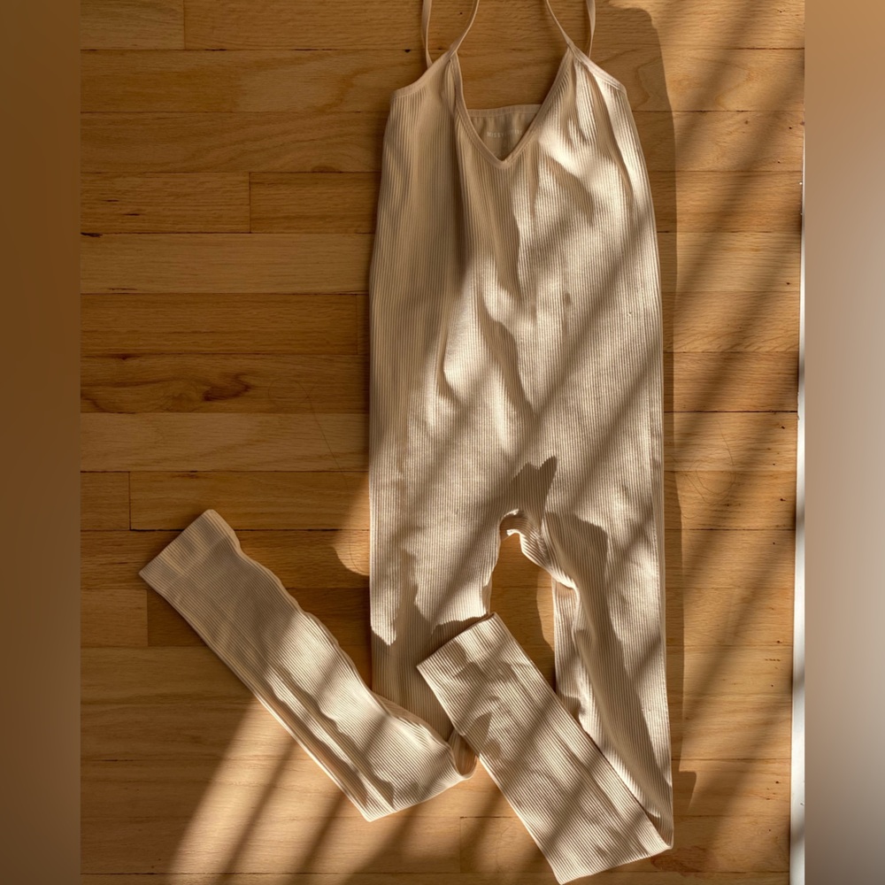 Beige Jumpsuit